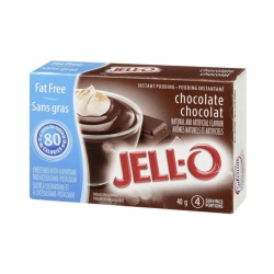 Jell-O Csokoládé ízesítésű instant pudingpor 40g