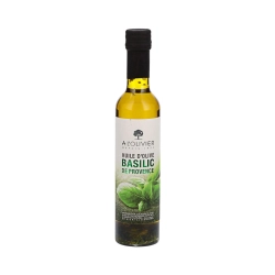 A L’Olivier bazsalikommal ízesített olajkészítmény extra szűz olívaolajjal 250ml