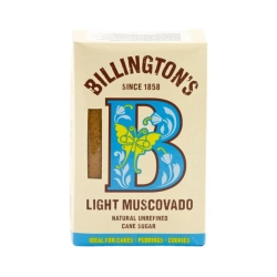 Billington muscovado világos nádcukor 500g