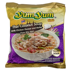 Yum-yum Tom Kha Gai Thai fűszeres kókusztejes instant leves csirke ízesítéssel 100g