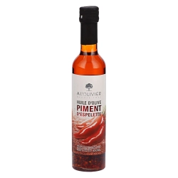A L’Olivier espelette chilivel ízesített olajkészítmény extra szűz olívaolajjal 250ml