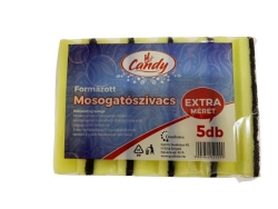 Candy mosogatószivacs formázott extra 5db-os