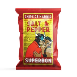 Superbon Chips de Madrid só-bors ízesítésű burgonyachips 125g