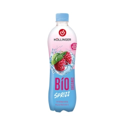 Höllinger málnás szénsavas bio üdítőital 0,5l