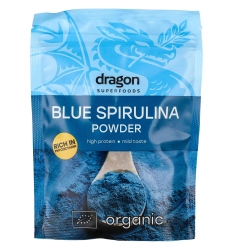 Dragon Superfoods kék spirulina por 75g