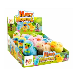 HAPPY HOPPERS-BIG PLUSH JUMPING CHICKEN AND BUNNY/12 (NEW)