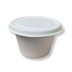 Bagasse szószos tálka 100ml (50db/csomag) komposztálható