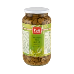 Zöld olívabogyó szeletelt 900/450g