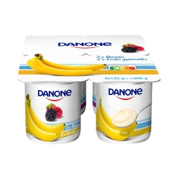 Danone Könnyű és Finom erdei-banán joghurt multipack 4x125g