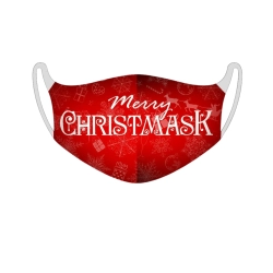 Kétrétegű textil szájmaszk christmask