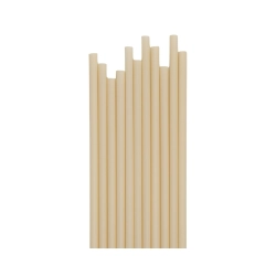 Bibo PLA szívószál beige BIO  6,5*230mm (500db/csomag)