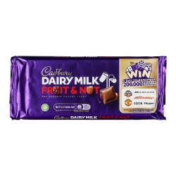 Cadbury Dairy Milk aszaltgyümölcsös és diós csokoládé 180g