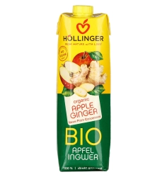 Höllinger alma-gyömbér bio gyümölcsital 1l