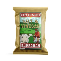Sal de Ibiza Burgonyachips ecetes-sós ízesítéssel 125g