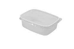 Műanyag víztiszta svédtál "safepack" mikrózható 350ml 50db/csomag PP