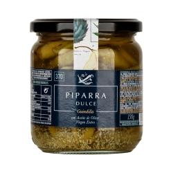 Don Gastronom édes piparra chili fűszeres, extra szűz olívaolajos lében 340g