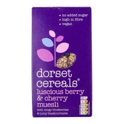 Dorset bogyós gyümölcsös és cseresznyés müzli 600 g