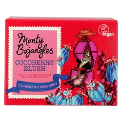 Monty Bojangles Cocoberry Blush málnás-karamellizált kókuszos vegán trüffel 100g