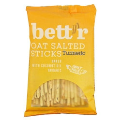 Bett'r Organic zabos sós pálcika kurkumával 50g