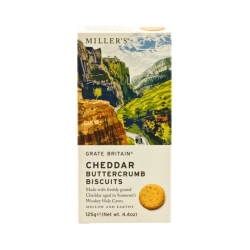 Artisan Biscuits Grate Britain cheddar sajtos vajas keksz 125g