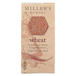 Miller’s Damsel Wheat teljes kiőrlésű sós keksz 125g