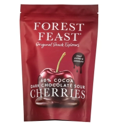Forest Feast aszalt meggy belga étcsokoládé bevonattal 120g