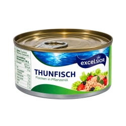 Excelsior aprított tonhal olajban 185/130g
