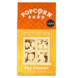 Popcorn Shed Say Cheese! cheddar sajttal ízesített popcorn 60g