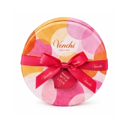 Venchi Valentine kerek diszdobozos vegyes desszert 157g