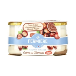La Fermiére gesztenyés joghurt 2x160g