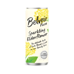 Belvoir bodza szénsavas dobozos üdítőital 0,33l