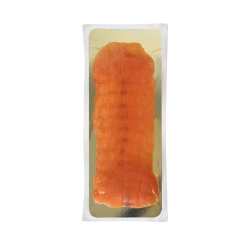 Prémium füstölt lazacfilé szeletelt fagyasztott 500g