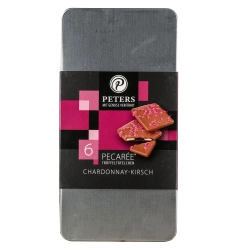 Peters Tejcsokoládé táblácskák meggy-Chardonnay ízesítéssel 63g