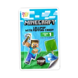 Minecraft pattogó cukorka nyalókával 15g/36db