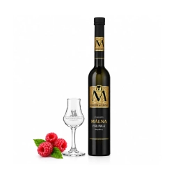 Márton és Lányai gurulós málna pálinka DD+pohár 40% 0,35l