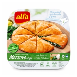 Alfa tradicionális spenótos fetás házi pite 850g (fagyasztott)