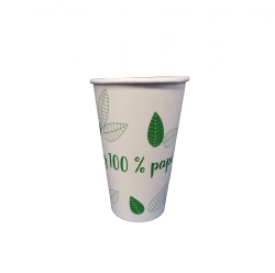 Papírpohár műanyagmentes mintás 4dl (50db/csomag)