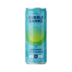 Bubble Banks bergamott-yuzu-vanília dobozos koktél 4,9% 0,25l