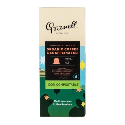 Granell Cafes természetes pörkölésű őrölt koffeinmentes kávé 10db 50g