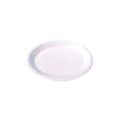 Bagasse kerek tányér 17 cm-es (50 db/csomag) komposztálható