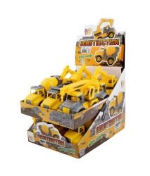 Construction set- többféle munkagép cukorkával 5g/12db