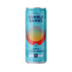Bubble Banks Alma-citrus-gyömbér dobozos koktél 4,9% 0,25l