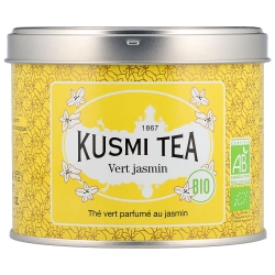 Kusmi bio jázminos szálas zöld tea 90g