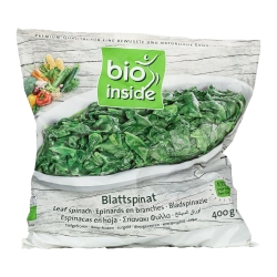 BioInside gyorsfagyasztott vágott spenótlevél 400g
