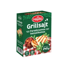 Hajdú paradicsomos-bazsalikomos  grillsajt 240g