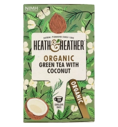 Heath & Heather kókuszos zöld tea 20 filter 40g