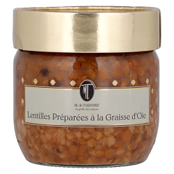 Marguerite de Turenne főtt lencse paradicsommal, libazsírral 330g