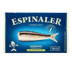 Espinaler apró szardíniák fűszeres olívaolajban 115g