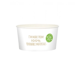 Exkluzív papír salátás tál FEHÉR 1030 ml (40db/csomag) Future Smart