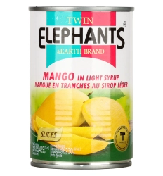 Twin Elephants mangó szirupban 425g